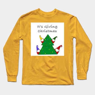 Shopping with gnomies Long Sleeve T-Shirt